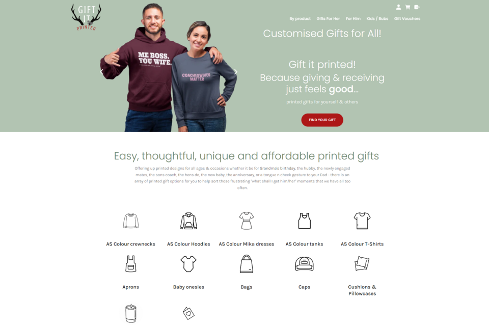 Gift It Printed -E-commerce