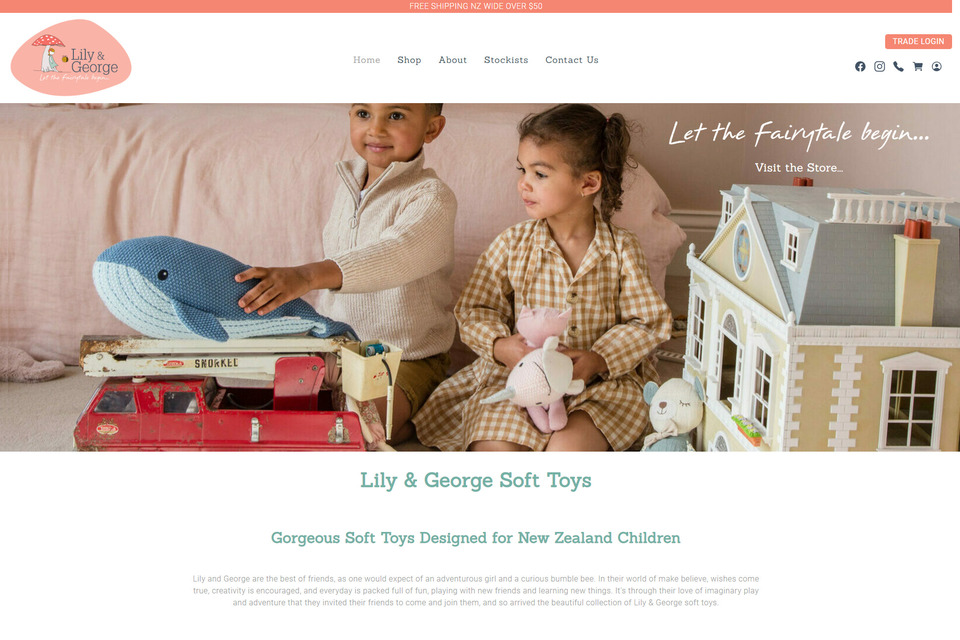 Lily & George (NZ and AU) -E-commerce