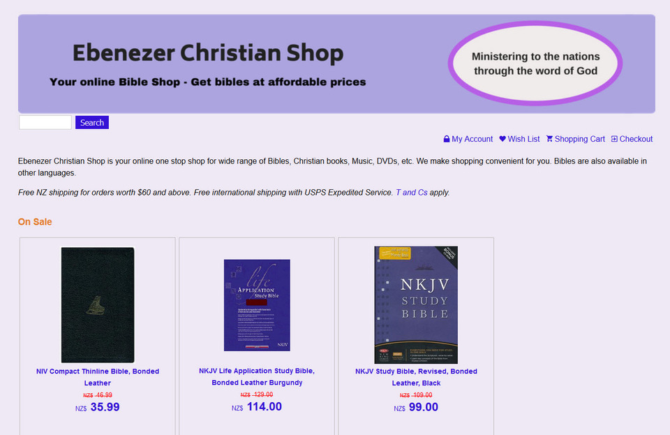 Ebenezer Christian Shop
