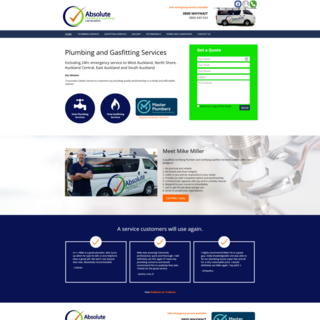 Absolute Plumbing and Gasfitting - Trade Website