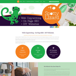 Spotty Lizard - Copywriting SEO Marketing Website