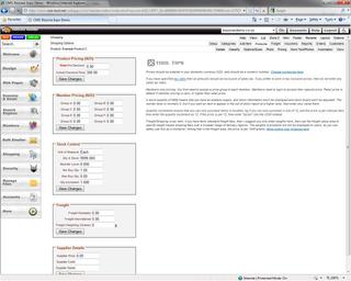 Shopping Pricing and Stock Management